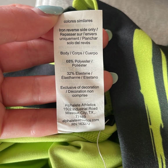 NWT Alphalete Surface Power Leggings Canvas Camo XS - Picture 8 of 9